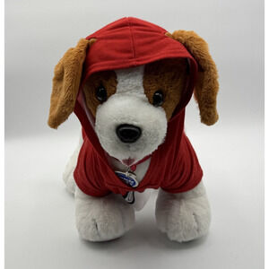 Build-a-Bear Beagle, Pokemon Pokeball Hoodie, Stuffed Animal, Plushy, Pre-owned